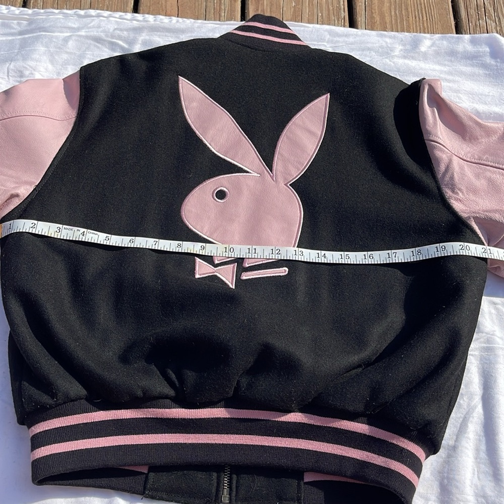 Vintage Playboy Reversible varsity jacket M - Picture 3 of 9